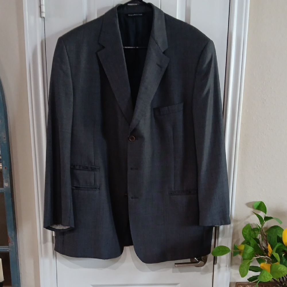 Coppley for Harry Rosen Gray Sport Coat w Classic Vtg Tailoring